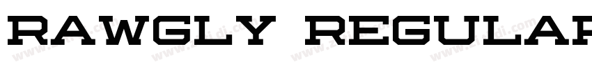 Rawgly Regular字体转换